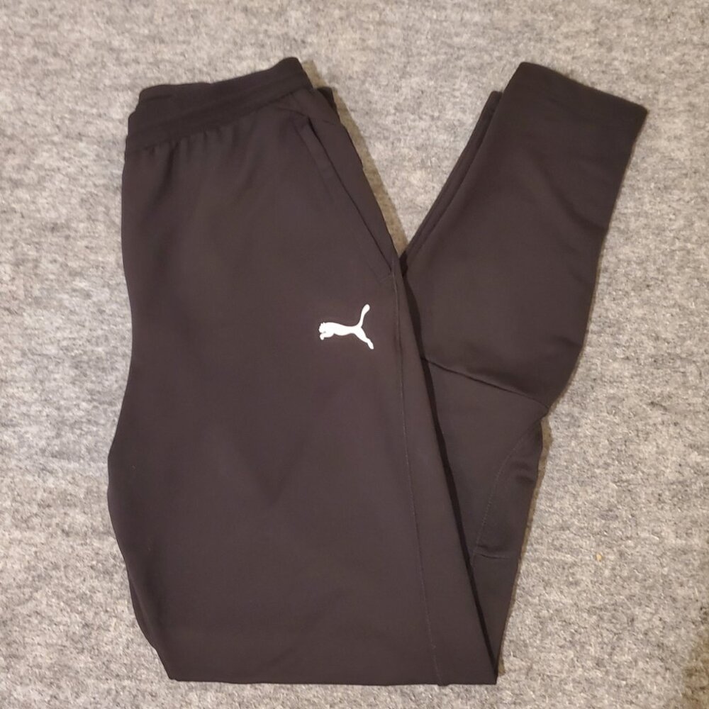 Puma Training Pants Black Women's XS Ankle Zippers